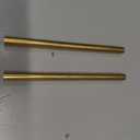 2 x uxcell 2 Pcs 23/64"(9mm) Dia Brass Solid Round Rod, 6"(153mm) Length H62 Brass Lathe Bar Stock Round Brass Rod for DIY Crafts Industry Construction