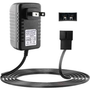 6V Charger for Fisher-Price Power Wheels Toddler Ride-On, Compatible with Thomas & Friends Train, Lil' Quad, Disney Cars Lightning McQueen, 6 Volt Battery Charger for Kids Ride on Toys