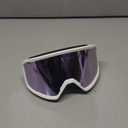 Ski/Snowboard Goggles for Men Women, OTG Snow Goggles Anti Fog 100% UV Protection Snowboarding Goggles (A01-white/Revo Red)