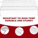 Stainless Steel Warming Rack for Expert Grill 24" harcoal Grill, Heavy Duty BBQ Replacement Parts Fits XG1910200103 EG24, Outdoor Grill Accessories for Keeping Food Warm