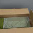 GLORY SEASON Velvet Sofa Cover Soft Decorative Luxurious Solid Exquisite Ruffle Trim,Retro Farmhouse Vintage Sofa Slipcover Couch Cover for 2-3 Cushion Sofa for Living Room 1PC 88x134 Inch (Olive Green)