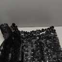 SONGZIMING Non-Slip Pebble Bathtub Mat Black 16 W x 35 L Inches (for Smooth/Non-Textured Tubs Only) Safe Shower Mat with Drain Holes, Suction Cups for Bathroom