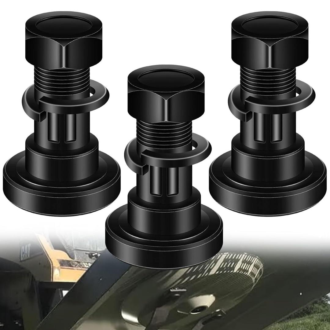 3 Pack 63607 Rotary Cutter Blade Bolt Kit W/Nuts & Lock Washers Compatible with Bush Hog Rotary Cutter Blade 2610 2615 3610, Replace 802-263C 802-277C 7919 252BH 20322