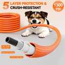 SPECILITE Garden Water Hose 100 ft x 5/8", 450-1300psi for Hot/Cold Water
