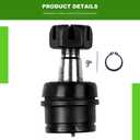 SCITOO 10pcs Suspension Kit For 2007-2017 For Jeep Wrangler w/Suspension Parts Lower Upper Ball Joint Sway Bar Link Inner Outer Tie Rod End