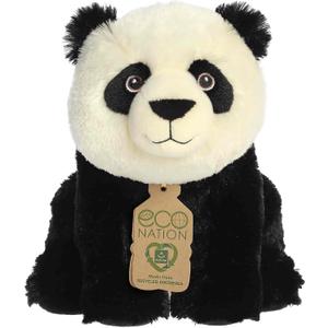 Aurora Eco Nation Eco Hugs 11" Panda Responsibly Made Stuffed Animal, Medium
