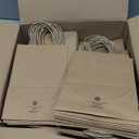 BagDream Gift Bags 100Pcs 5.25x3x8 Small Kraft Paper Gift Bags with Handles Bulk, Brown Paper Sacks for Small Business, Retail, Merchandise, Wedding Birthday Party Favor