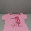 Volleyball Pink Out Breast Cancer Awareness Pink Ribbon T-Shirt Size L