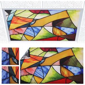 Torixqi 2pcs Fluorescent Light Covers - Light Covers for Ceiling Lights Classroom, Magnetic Light Filters for Office, Hospitals, Home 4 x 2 Feet (color art)