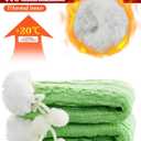 ramede Womens Fuzzy Slipper Socks with Gripper Winter Pastel Cozy Non Slip Winter Lined Warm Thick Soft Socks Gift (Orange Pink Green)