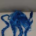 Ebingoo Blue Braided Cosplay Wig for Women + Wig Cap Long Straight Synthetic Costume Wig for Halloween Costume Anime Party