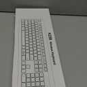 EDJO Wireless Keyboard, 2.4G Full-Sized Cordless USB Silent Computer Keyboard, Ergonomic Tilt Angle, Sleep Mode, Long Battery Life, for Windows, Mac OS Laptop/PC/Desktop/Notebook