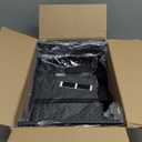 gianotter Dual Monitor Stand Riser, Desk Organizer With Drawer and 2 Pen Holders, Computer Monitor Stand, Shelf for Top of Desk, Black