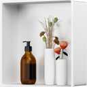 White Shower Niche, Stainless Steel Wall Niche 12"X12", No Tile Needed Recessed Inserted Niche Shower for Bathroom, Living Room, Kitchen for Storage, 12W * 12H