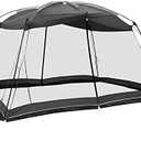 Superrella Screen House Camping Canopy Tent Sun Shade Gazebo Shelter Perfect for Outdoor Activities 13'x8'x84"