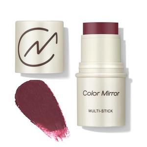 Color Mirror Multi-Use Makeup Stick - Blush, Lipstick, Eyeshadow & Highlighter For All Skin, Buildable Color, Long-Lasting, Lightweight, Natural Soft Finish(42 Bloody Mary Matte), 0.158 oz, Pack Of 2