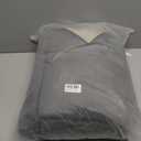 Oversized Blanket 120x120 Inches, Giant Huge Companion for Bed, Sofa,Travel and Camping, Extra Large Big Soft Blanket Fits The Whole Family and Outdoors, Dark Grey 10'x10'