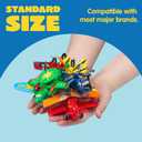 JOYIN 16 Pcs Pull Back Airplane Toys, Boys Plane Playset, Aircraft Incl Helicopter, Fighter, Bomber, Gifts for Toddler Kids 3+ Years Old, Easter Basket, Treasure Box Toys for Classroom