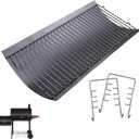 DcYourHome 27 inch Ash Pan for Chargriller 1224, 1324, 1321, 1329, 2121, 2222, 2727, 2828, 2929, E1224 200048 Charcoal Grill Tray, Charbroil 17302056 Ash Pan Replacement Parts Char Griller Fire Grate