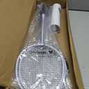 AboveGenius Badminton Rackets Set of 4 for Outdoor Backyard Games, Including 4 Rackets, 6 Nylon Badminton Shuttlecocks, Lightweight Badminton Racquets for Beginners