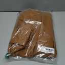 ZESICA Women's Long Sleeve Crop Trench Coat Lapel Double Breasted Loose Casual Jacket with Pockets (Brown)