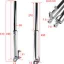 FLYPIG FRONT FORKS SHOCK MINI POCKET BIKE 47cc 49cc QG-50 FK08 for COOLSTER 2 STROKE