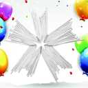 100Pcs 260 Balloons White Long Balloons for Balloon Garland Thickening Skinny Latex Twisting Balloon for Animals Modeling Christmas Birthday Wedding Party Decorations