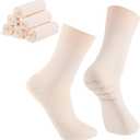 Twistover 5 Pairs Dance Non-slip Sock with Spin Spot Thin Sheer Ballet Dance Seamless Tight Sock for Women Girl Dancer