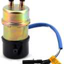Electric Fuel Pump 49040-1055 for Kawasaki Mule 3000 3010 3020 2520 2500 2510 1000 KAF620 Engine (8mm In/Outlet)