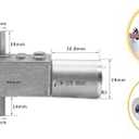 DC 12V high Turbine Gear Motor, with Encoder Strong self-Locking 10/20/30/40 /100 RPM(30RPM)