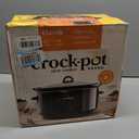 Crock-Pot 8-Quart Manual Slow Cooker, XL Family Size Serves 10+ People, Removable Stoneware with Warming Setting, Dishwasher Safe for Easy Cleanup, Black