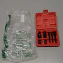 BLACKROBOT 7PCS Impact Socket Adapter Set, 1/4" 3/8" 1/2" SAE Drill Socket Adapter Set, Square and Hex Drive for Impact Driver Wrench, Cr-Mo&CR-V Steel