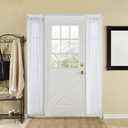 Stylemaster Elegance Sheer Voile Sidelight Panel, 30" x 72", White
