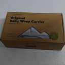 KeaBabies Baby Wrap Carrier - All in 1 Original Baby Carrier Newborn to Toddler Sling, Easy to Wear, Hands Free Bonding, Lightweight, Breathable Infant Wraps (Light Heather) (One Size (Pack of 1))