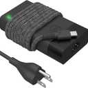 New Slim 65W Power Cord Adapter Compatible with HP Laptop Charger USB C Computer Replacement, Envy x360/Elitebook x360/Spectre x360/Elite x2/Pavilion/Zbook/ProBook, Fast Type C Chromebook Charging
