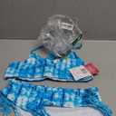 Kanu Surf Girls V-Neck Bikini Beach Sport 2-Piece Swimsuits, Willow Aqua Tie-Dye, 14