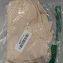 SHAPERX Women's Seamless Shapewear Bodysuit Tummy Control Body Shaper Waist Snatching Body Suit (Beige Mid Thigh), Large-X-Large