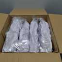 VEVOR 50 Pcs White Chair Covers Polyester Spandex Chair Cover Stretch Slipcovers for Wedding Party Dining Banquet Flat-Front Chair Covers