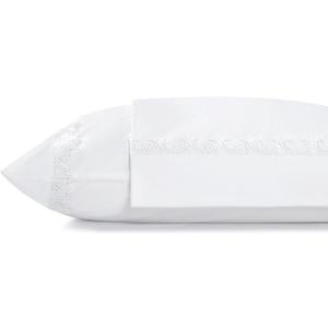 100% Cotton Percale Pillowcases Standard/Queen Size, Set of 2 - Combed Cotton Pillow Cases 20x30, Crisp & Cooling, Breathable, No Pilling - Ivory | Linen Home
