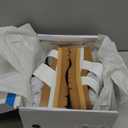 DREAM PAIRS Women's Platform Slides Sandals Comfortable Arch Support Footbed Two Strap Slip-on Fashion Beach Wedge Sandals,Size 7.5,White