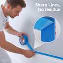 40 Rolls Blue Painters Tape 1 Inch Bulk Masking Tape for Wall Painting