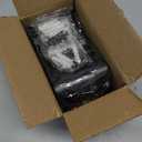 KOLAKO 8 Pack Curtain Rod Bracket, 1 Inch Heavy Duty Curtain Rod Holder Black Drapery Single Rods Brackets Hooks for Wall