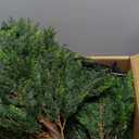 Sykart Artificial Cedar Topiary Ball Trees, 2 Pack Artificial Shrubs Bushes with Ground Spike, UV Resistant Fake Plants for Christmas Porch Decor