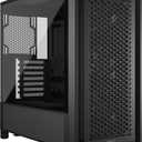 CORSAIR 4000D RS Frame Modular High Airflow Mid-Tower PC Case 3X RS Fans InfiniRail Mounting System Fits Multiple 360mm Radiators Reverse Connector Motherboard Compatible Black