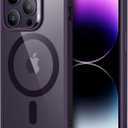 ESR for iPhone 14 Pro Case, Compatible with MagSafe, Shockproof Military-Grade Protection, Yellowing Resistant, Magnetic Phone Case for iPhone 14 Pro, Classic Hybrid Case (HaloLock), Clear Purple | Shockproof, Yellowing Resistant, Magnetic Phone Case