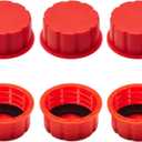 6 PCS Gas Can Cap Replacement - Perfect Lid for 5 Gallon Gas Cans, Fits Midwest, Surecan, Briggs, Blitz, Ideal for Gasoline Tank Storage, Coarse Thread
