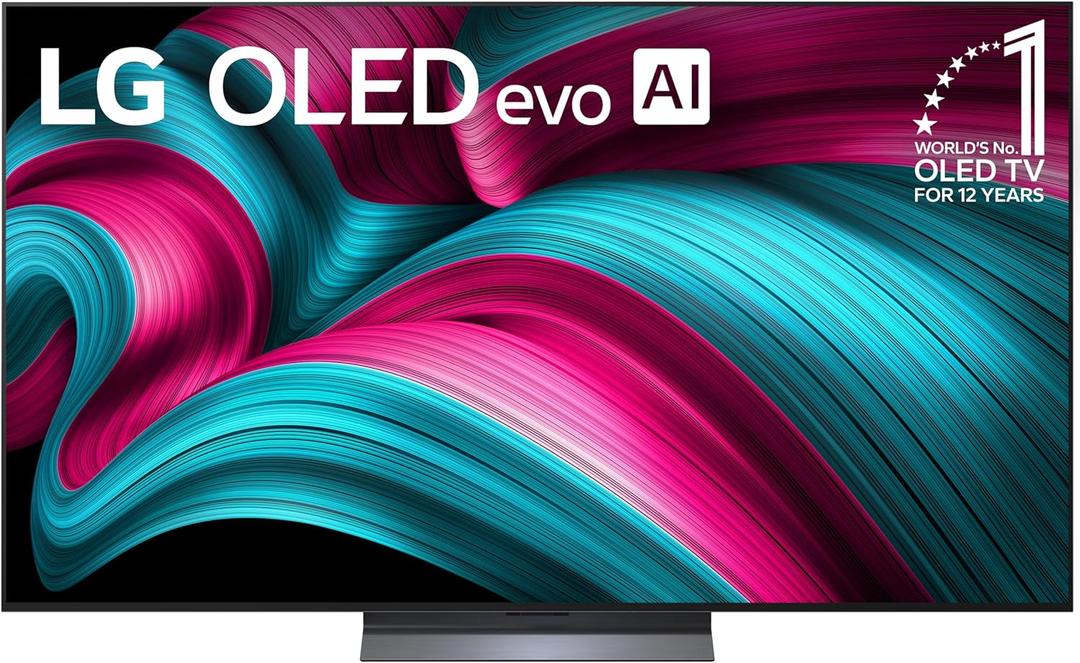 LG 65-Inch Class OLED evo AI 4K C5 Series Smart TV w/Dolby Atmos, Dolby Vision, HDR10, AI Super Upscaling 4K, Filmmaker Mode, Wow Orchestra, Alexa Built-in (OLED65C5PUA, 2025)