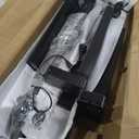 VWINDESK VJ301 L Shaped Electric Height Adjustable Standing Corner Desk Frame Only W/Triple Motor, Ergonomic Sit Stand Up Height Adjustable Steel Base with Digital Memory Keypad (Black)