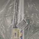 Yafa Home Fashion Durable Double Standard White Adjustable Curtain Rod Hardware Included (White, 28"48")