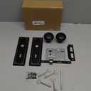 HomeGuard Mortise Door Knob Lock Set with Deadbolt for Interior Doors with Skeleton Keys, Fits 1-3/8" - 1-3/4" Interior Doors, Oil Rubbed Bronze Finish (Single Pack)